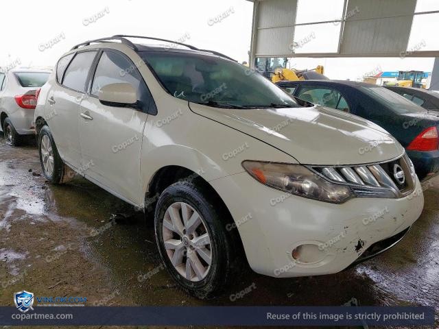 2012 NISSAN MURANO — Lot 41665216 auction photo