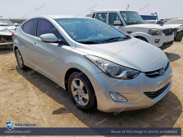 2012 HYUNDAI AVANTY — Lot 45685346 auction photo
