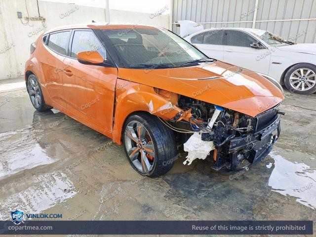 2014 HYUNDAI VELOSTER — Lot 49363726 auction photo