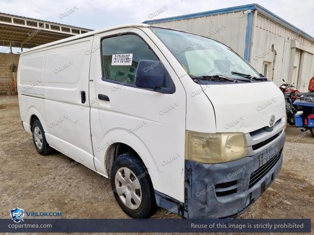 2008 TOYOTA HI-ACE — Lot 51710196 auction photo
