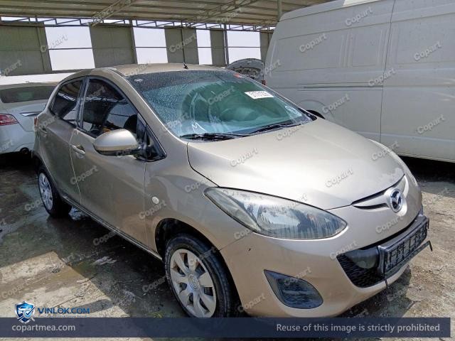 2012 MAZDA 2 — Lot 51761206 auction photo
