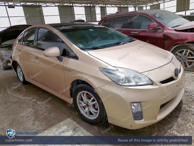 2010 TOYOTA PRIUS — Lot 53865036 auction photo