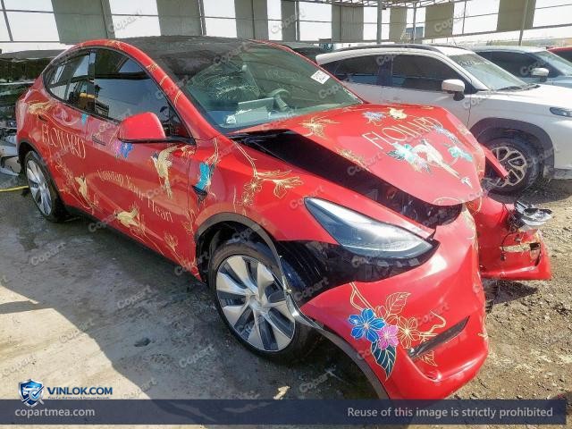 2022 TESLA MODEL Y — Lot 54222876 auction photo