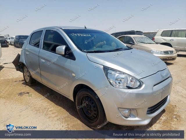 2014 MITSUBISHI MIRAGE — Lot 54390266 auction photo