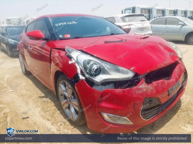 2014 HYUNDAI VELOSTER — Lot 57974686 auction photo