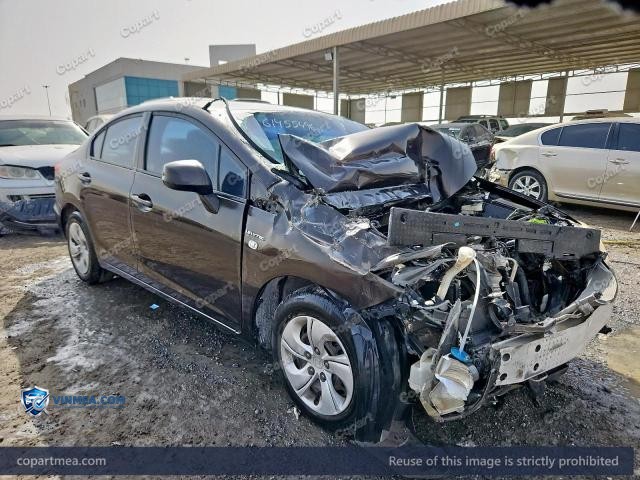 2013 HONDA CIVIC — Lot 61455496 auction photo