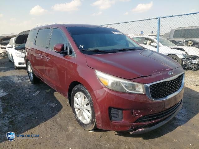 2016 KIA SEDONA — Lot 98739055 auction photo